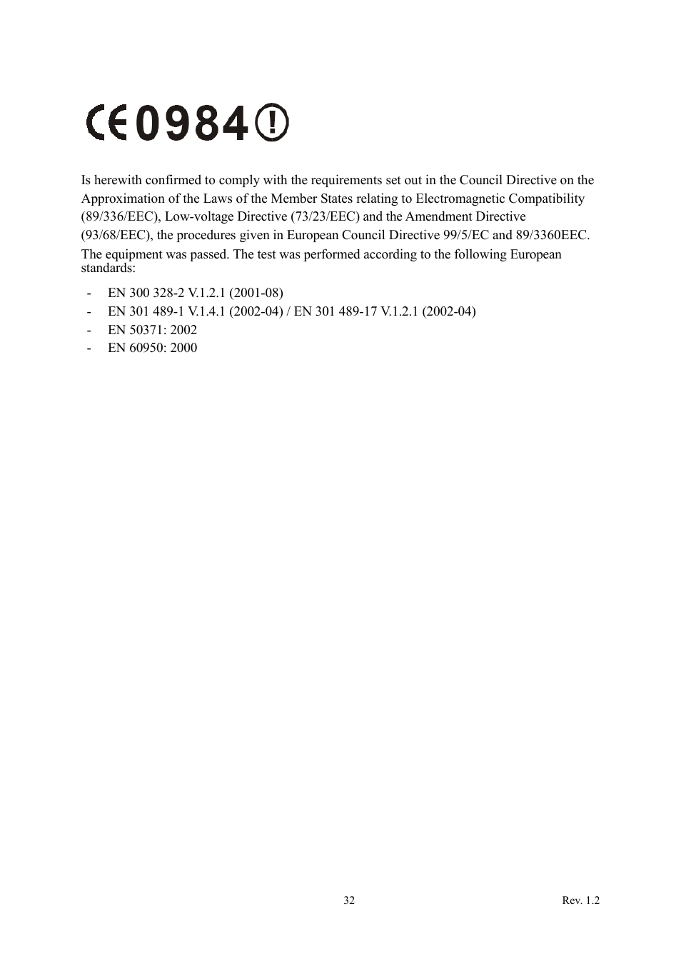 Ce notice | Transystem TripMate 850 User Manual | Page 33 / 34
