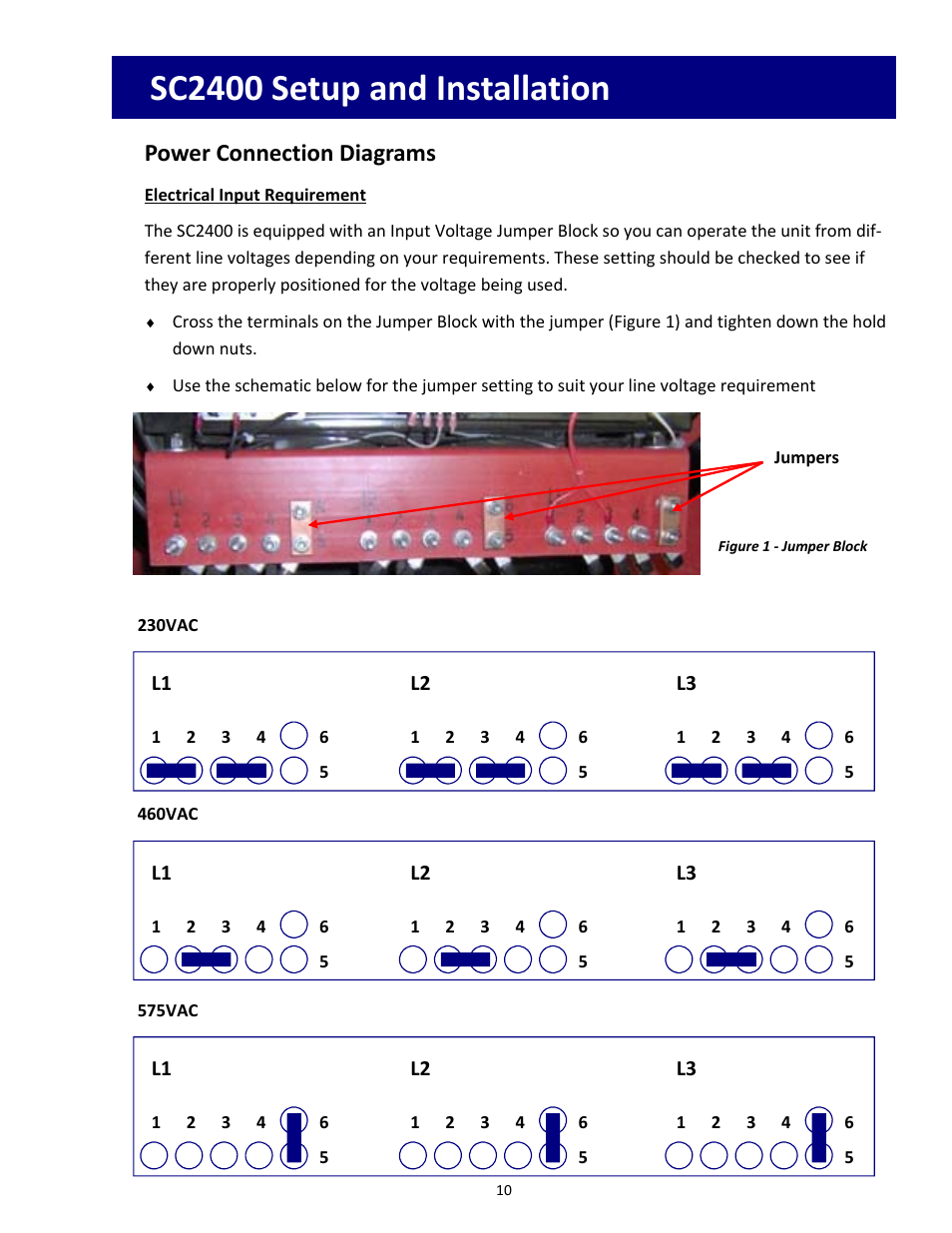 Sc2400 setup and installation, Power connection diagrams | Tru-Weld SC2400 Arc Welder User Manual | Page 10 / 30