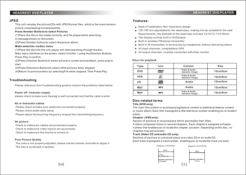 Tview T718DVPL-DVD User Manual | Page 4 / 9