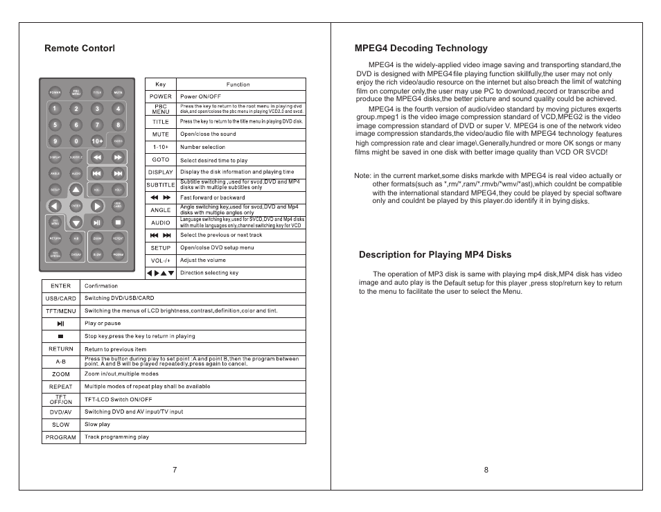 Tview T77DVTS User Manual | Page 8 / 8