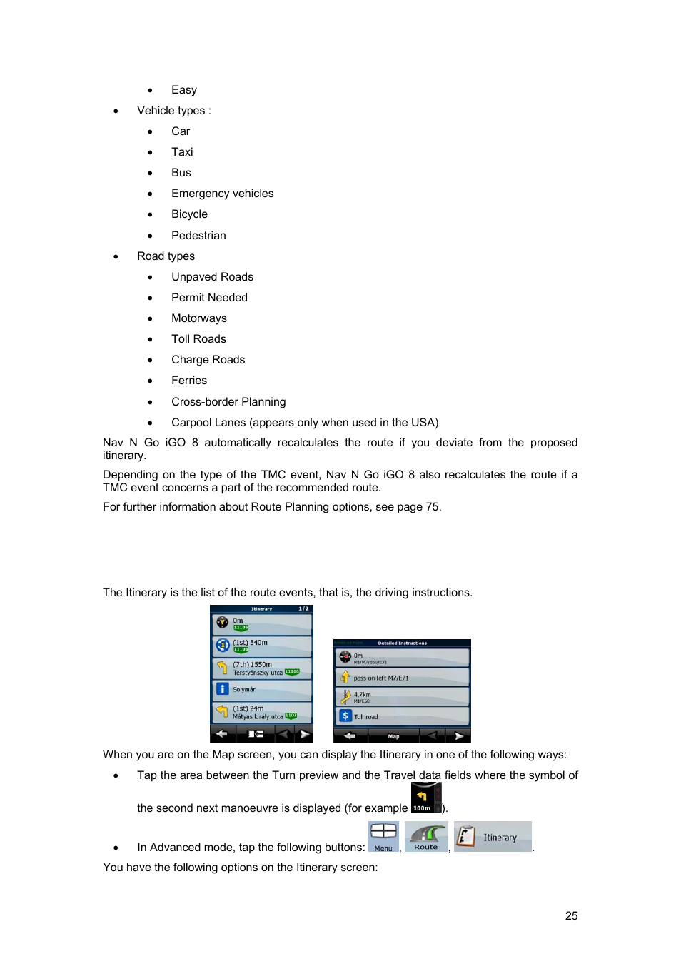 6 itinerary | Tview D65TSG User Manual | Page 25 / 88