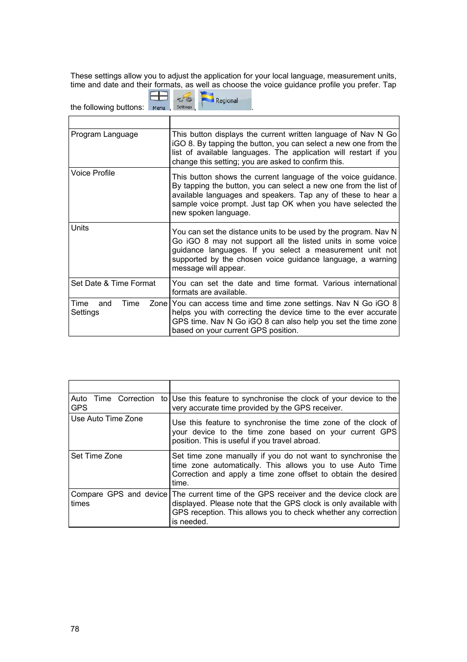 4 regional settings | Tview D65TSG User Manual | Page 78 / 88