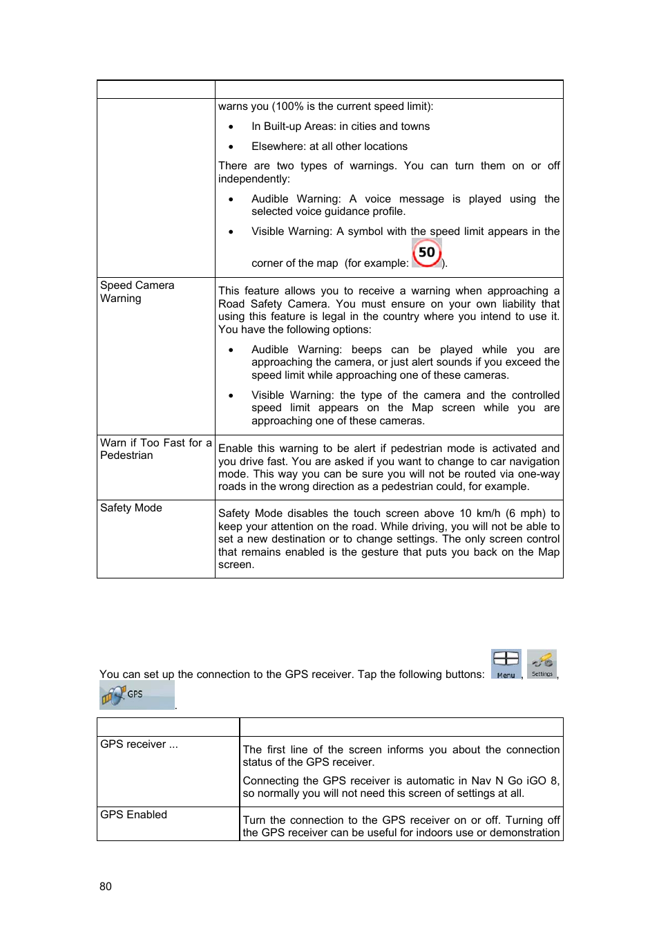 7 gps settings | Tview D65TSG User Manual | Page 80 / 88