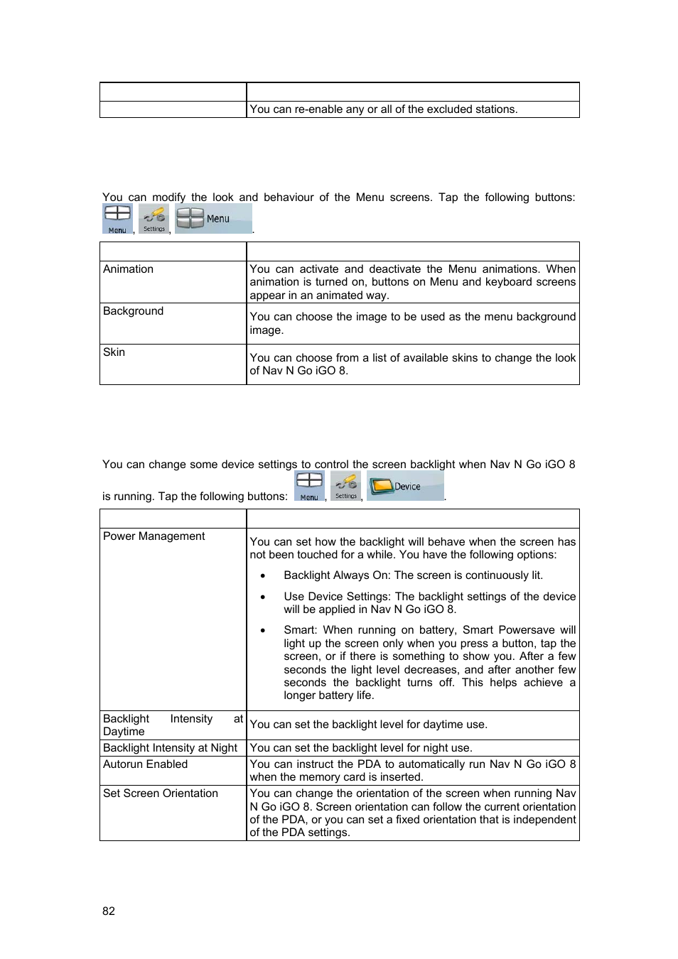 9 menu settings, 10 device settings | Tview D65TSG User Manual | Page 82 / 88