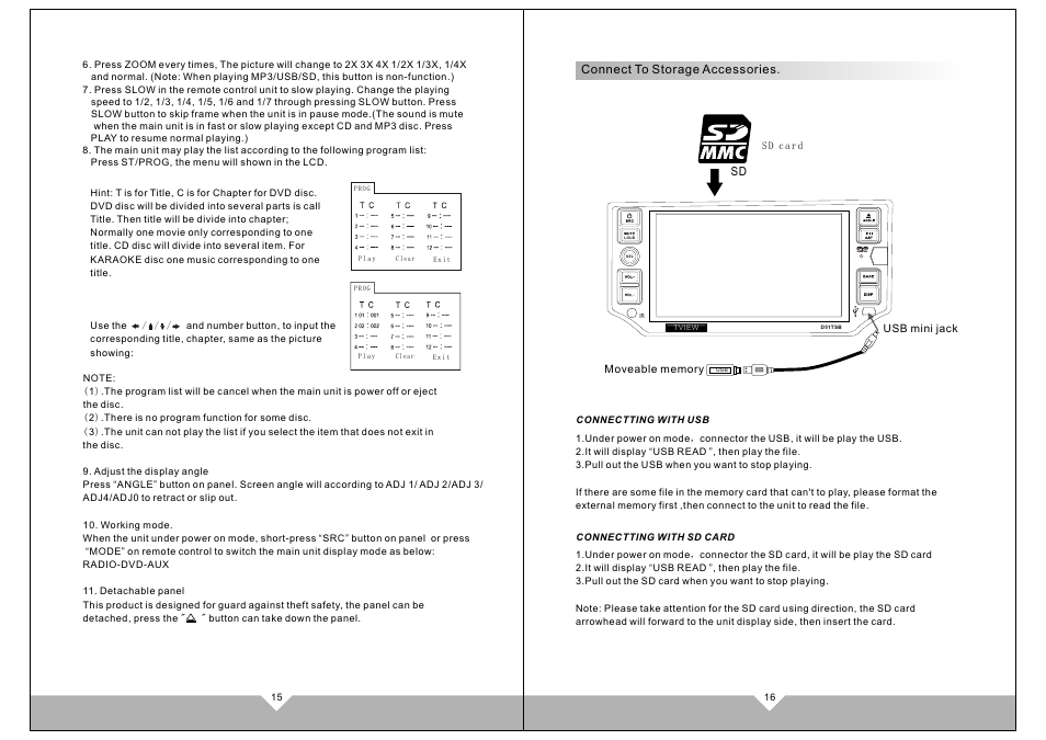 页面 10 | Tview D51TSB User Manual | Page 10 / 18