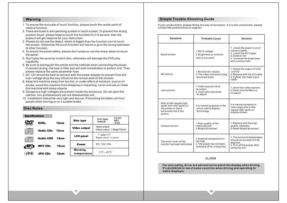 页 11 | Tview D760BD User Manual | Page 11 / 11