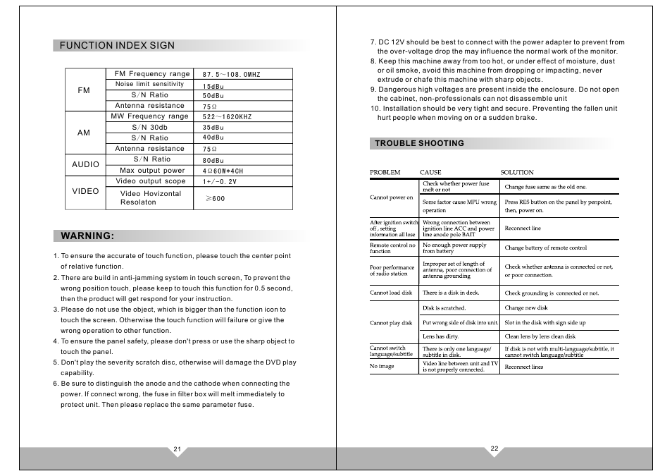 页面 13 | Tview D72TSB User Manual | Page 13 / 13