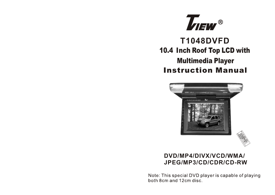 Tview T1048DVFD-BK GR TN User Manual | 11 pages