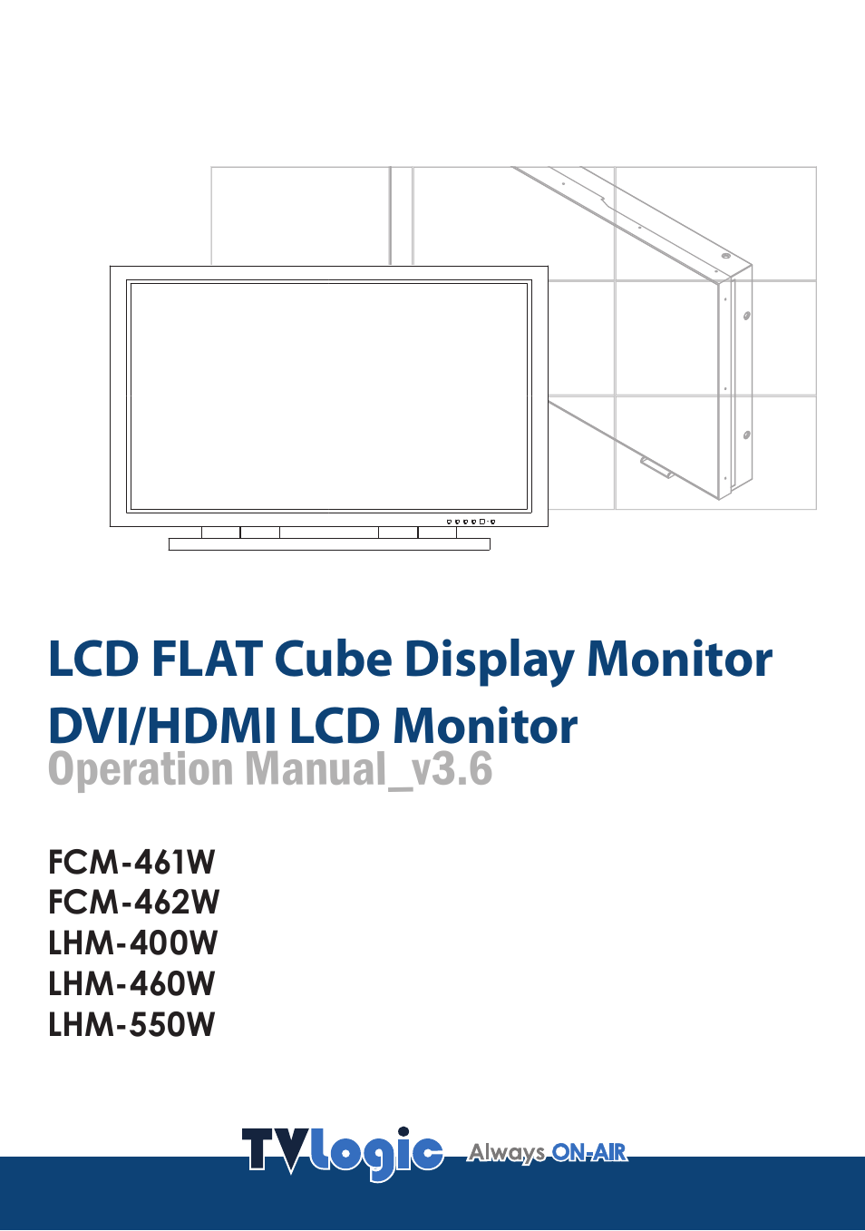 TVLogic FCM-461W-S1 User Manual | 32 pages