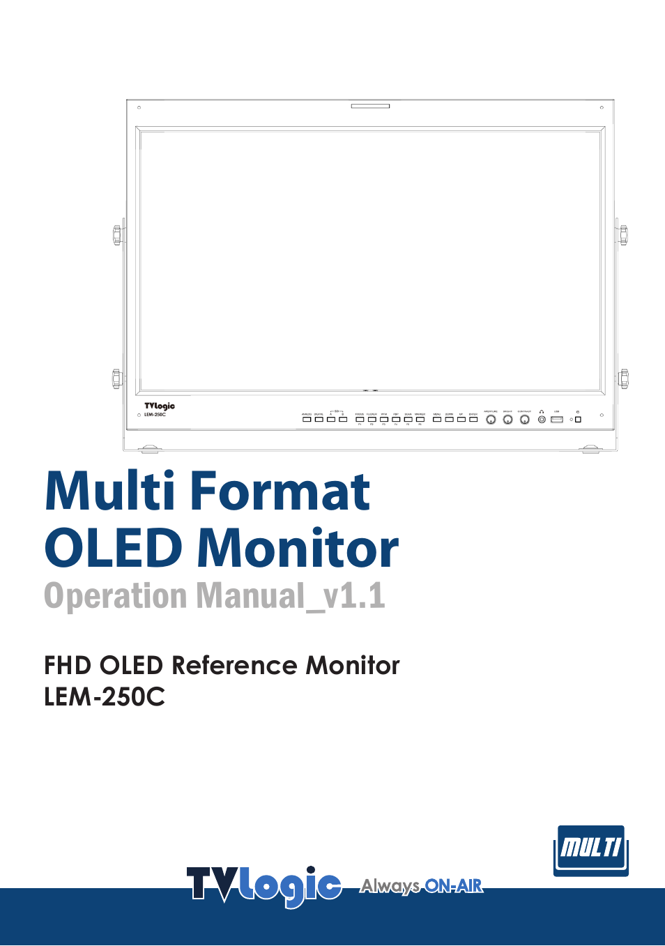 TVLogic LEM-250C User Manual | 44 pages