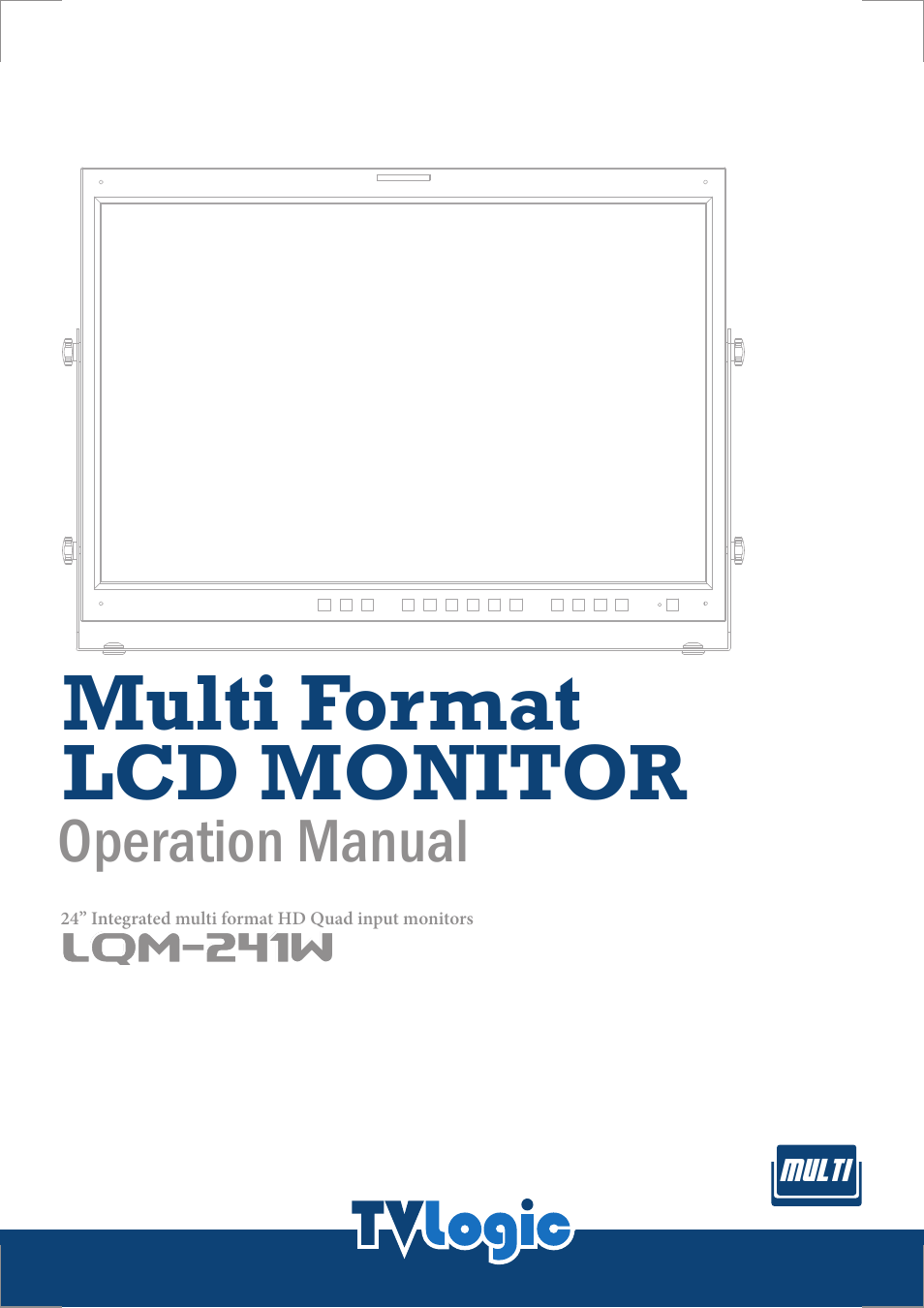 TVLogic LQM-241W User Manual | 27 pages