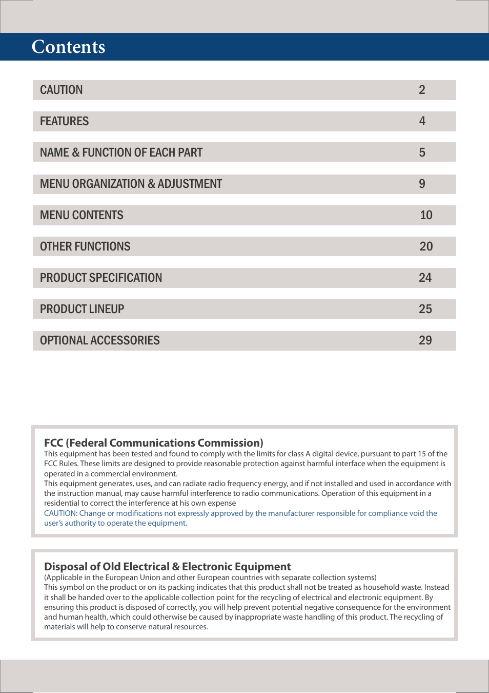 TVLogic LQM-241W User Manual | Page 3 / 27