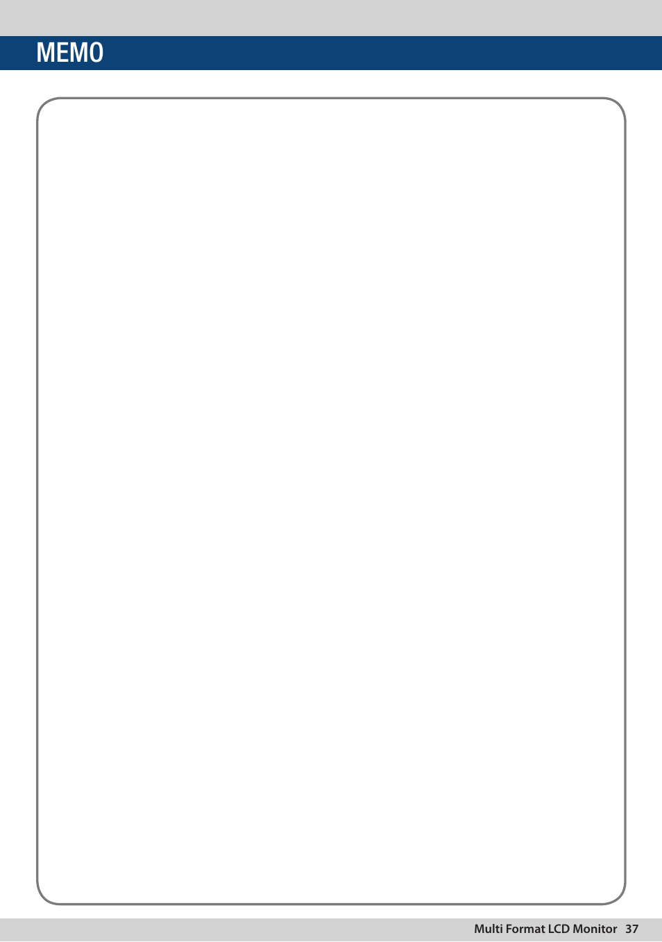TVLogic LVM-091W-3G User Manual | Page 37 / 40