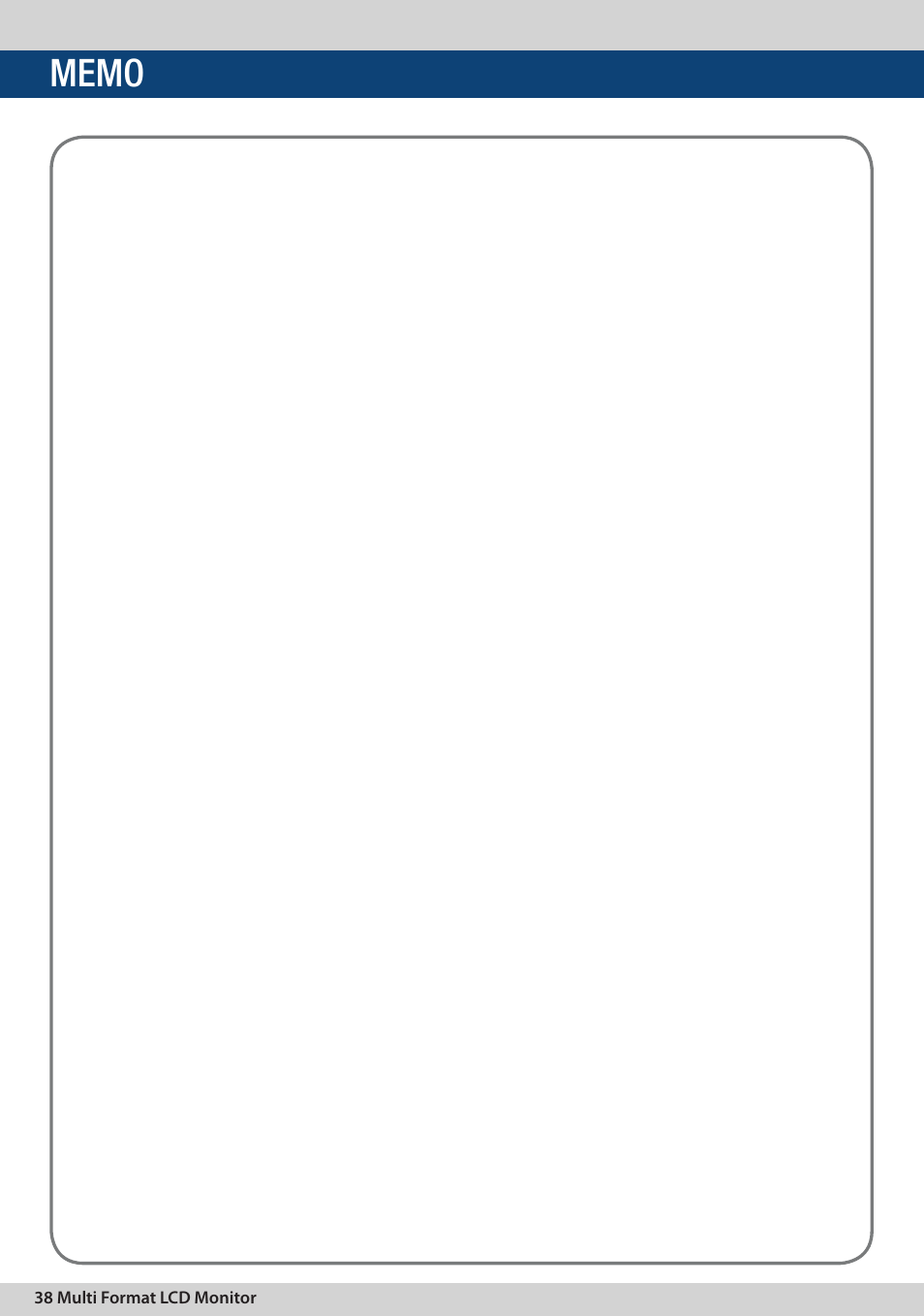 TVLogic LVM-095W-N User Manual | Page 38 / 40