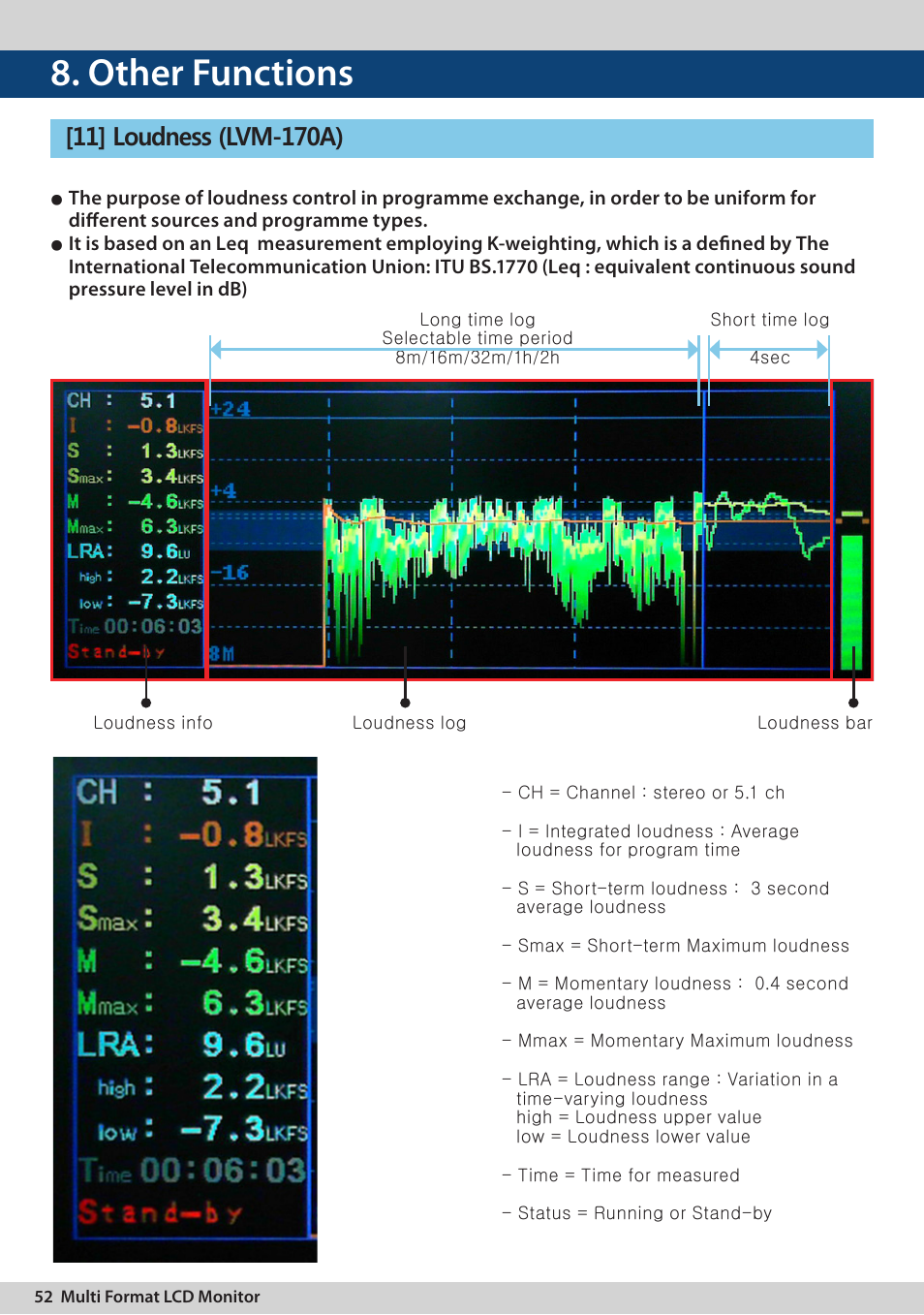 Other functions | TVLogic LVM-170A User Manual | Page 52 / 64