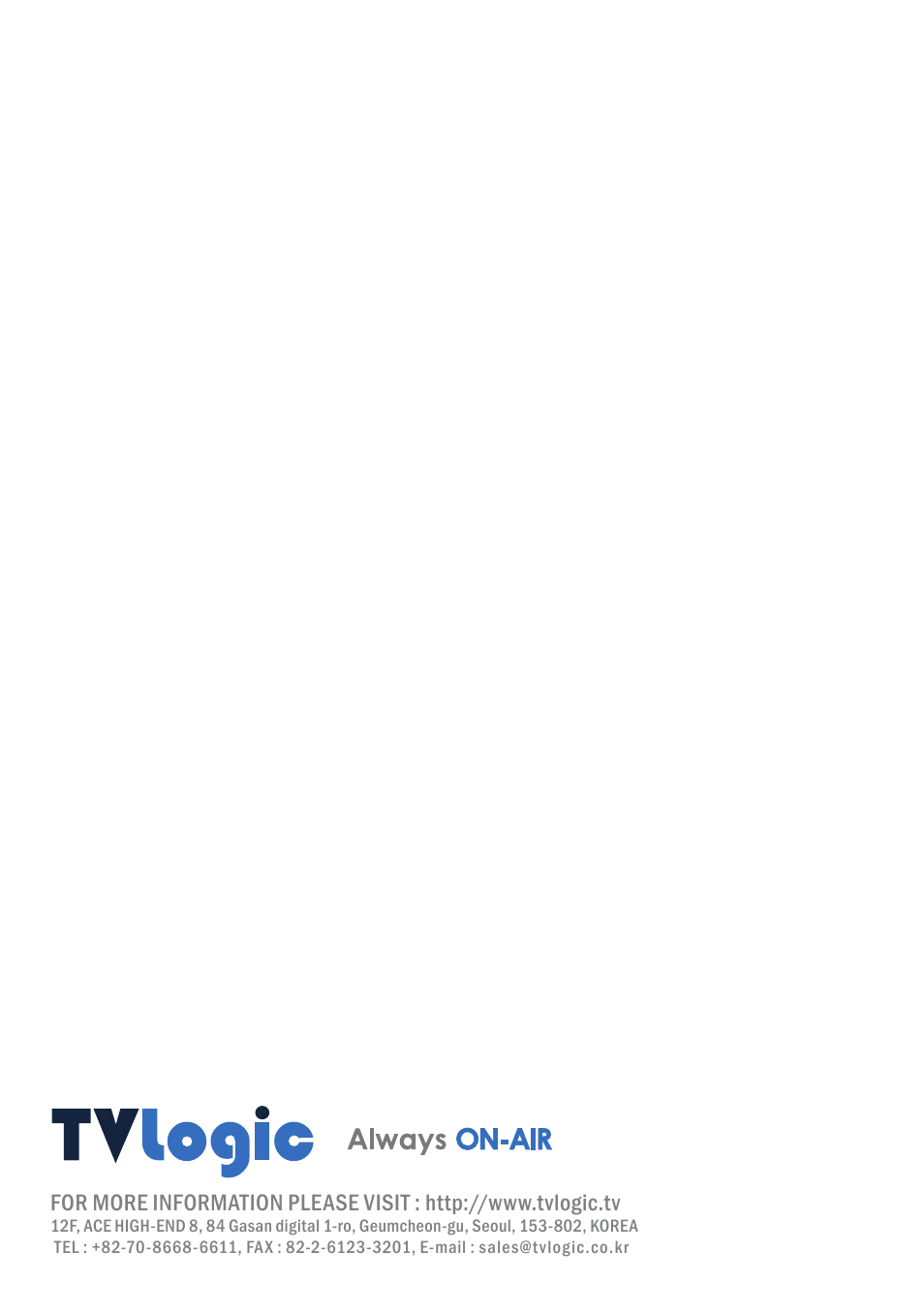 조 성 일, Sungil cho | TVLogic LVM-170A User Manual | Page 64 / 64