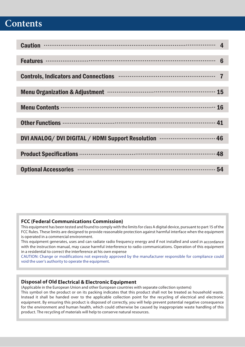 TVLogic LVM-173W-3G User Manual | Page 3 / 56