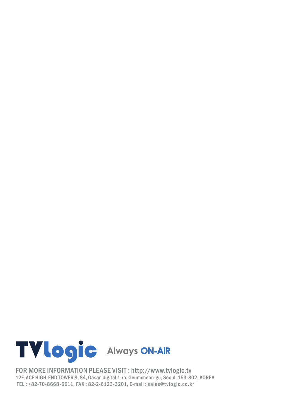 조 성 일, Sungil cho | TVLogic TDM-243W User Manual | Page 36 / 36