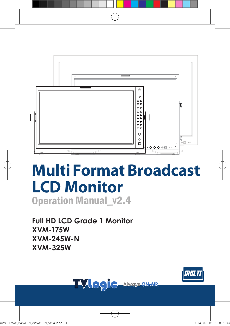 TVLogic XVM-175W User Manual | 44 pages