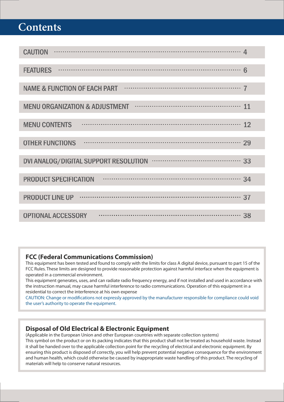 TVLogic XVM-245W-N User Manual | Page 3 / 40