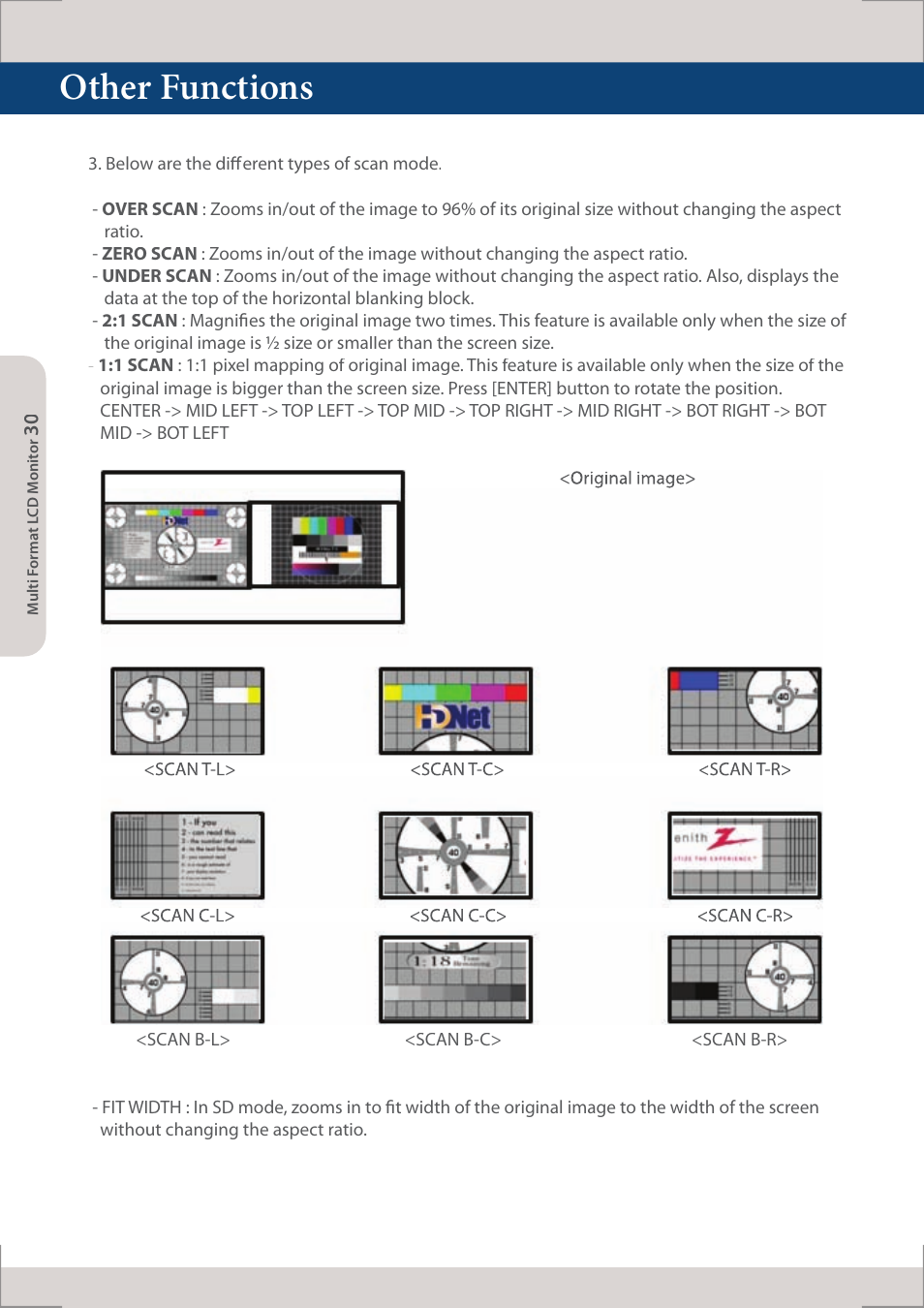 Other functions | TVLogic XVM-245W-N User Manual | Page 30 / 40