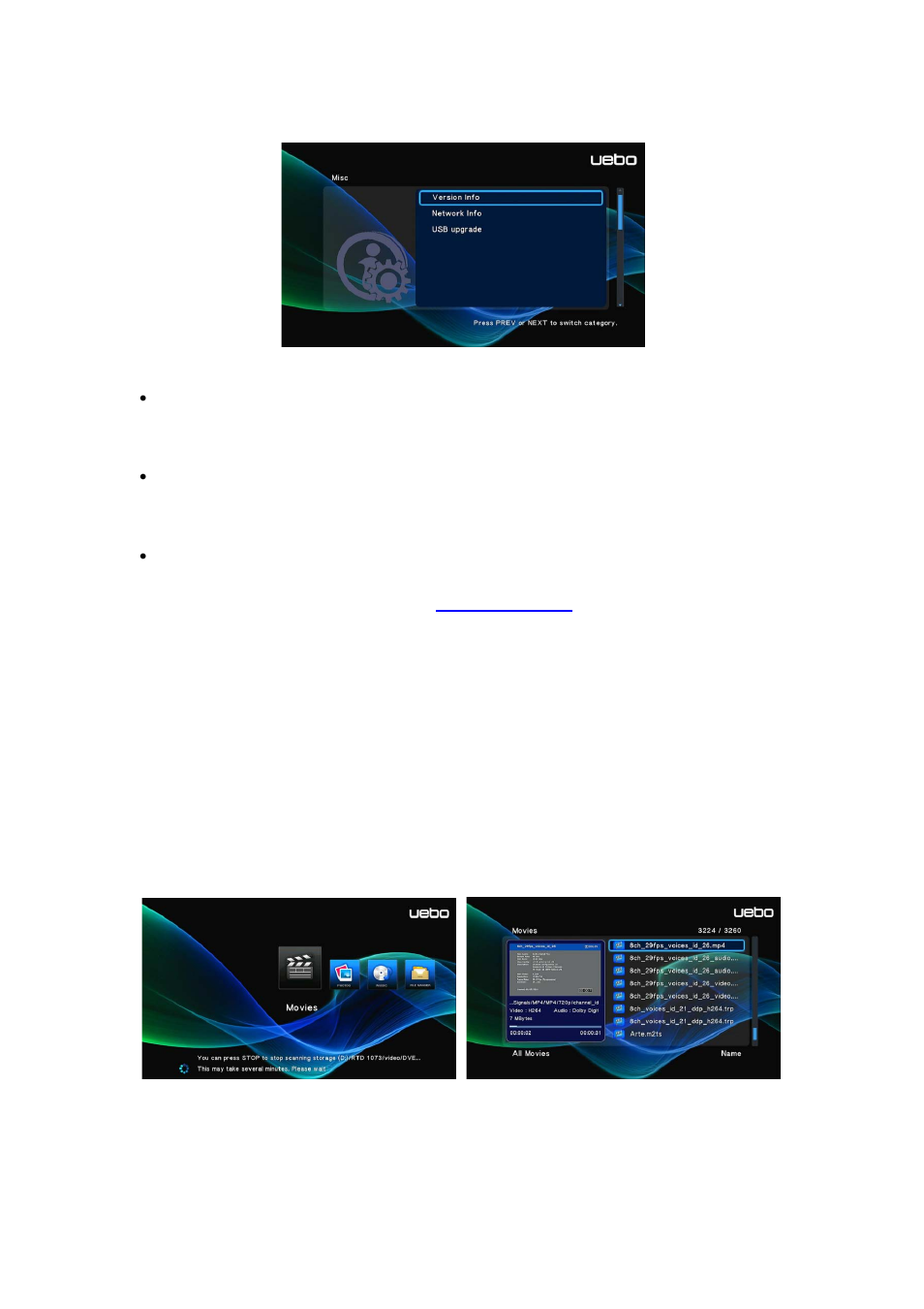 2 movie playback | UEBO M100 Portable 1080p User Manual | Page 19 / 33