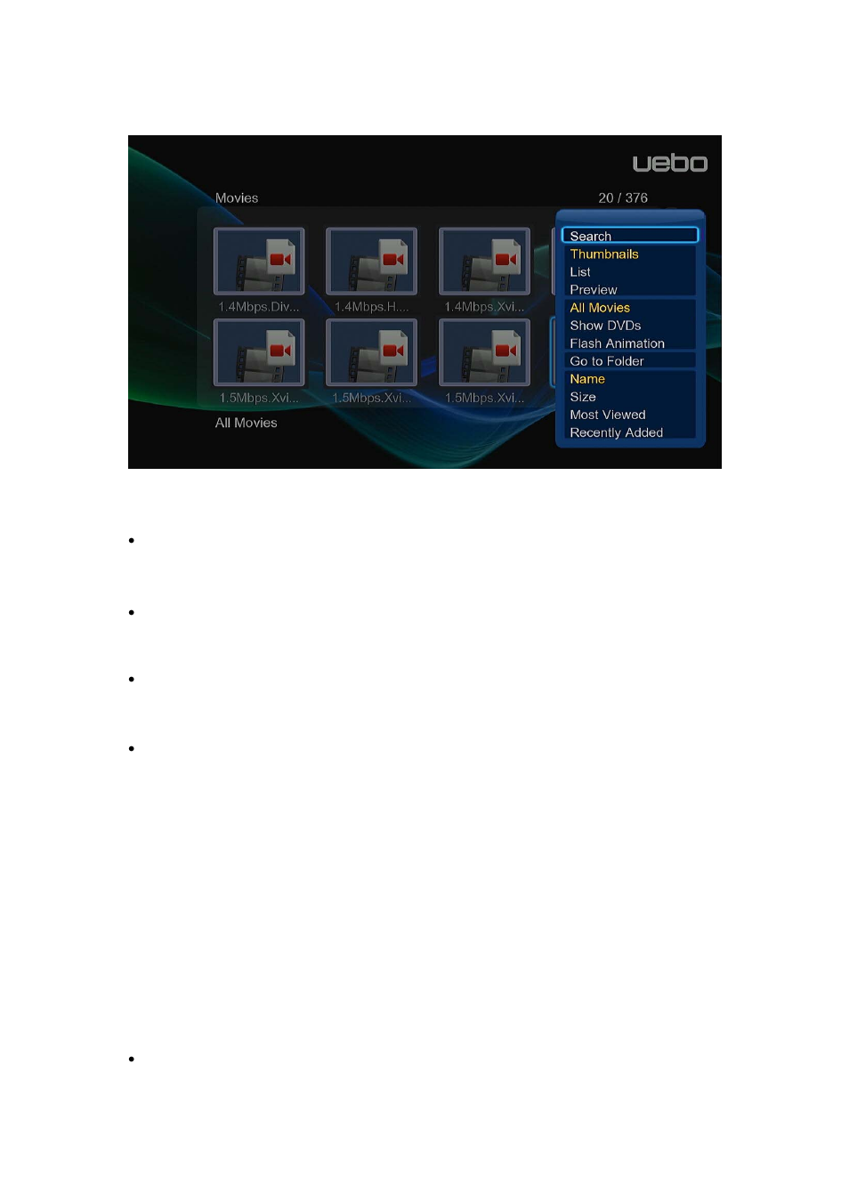 Flash animation | UEBO M400 WiFi 1080p User Manual | Page 27 / 59