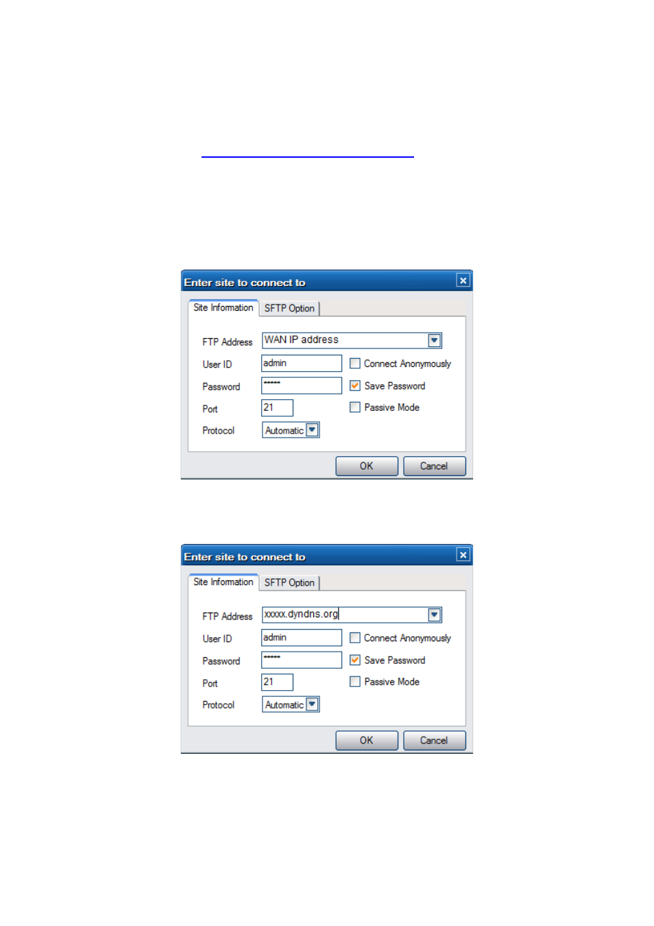 2 accessing from a ftp program | UEBO M400 WiFi 1080p User Manual | Page 53 / 59
