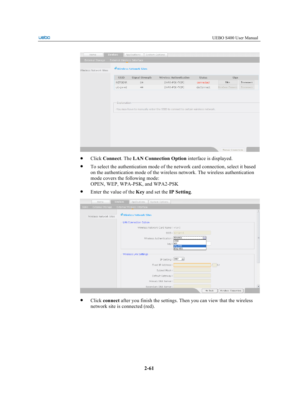 UEBO S400 User Manual | Page 70 / 155