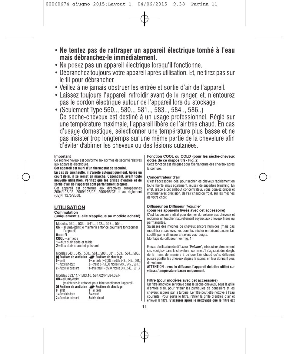 Utilisation | VALERA Swiss Power4ever 2400 W User Manual | Page 11 / 92