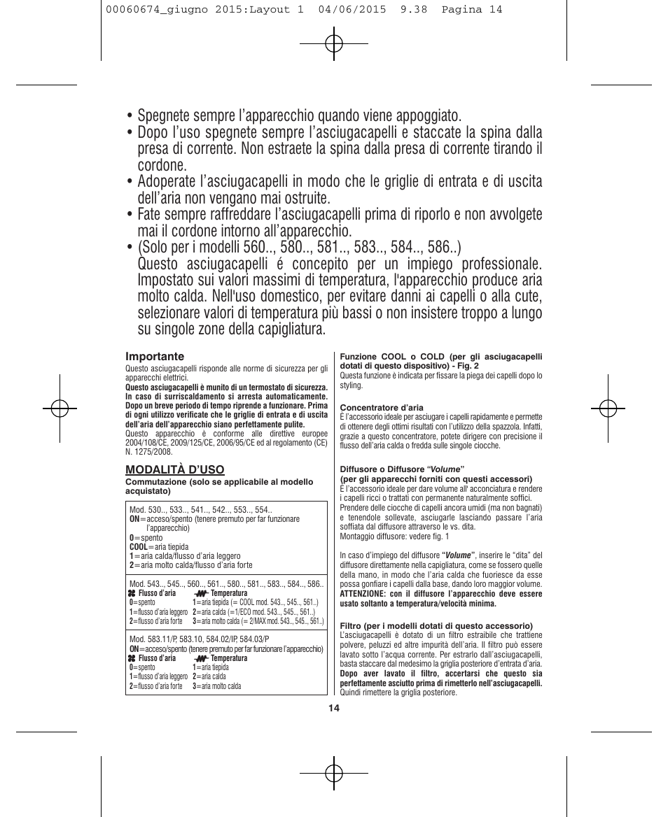 VALERA Swiss Power4ever 2400 W User Manual | Page 14 / 92