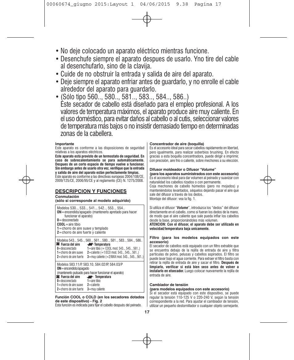 VALERA Swiss Power4ever 2400 W User Manual | Page 17 / 92