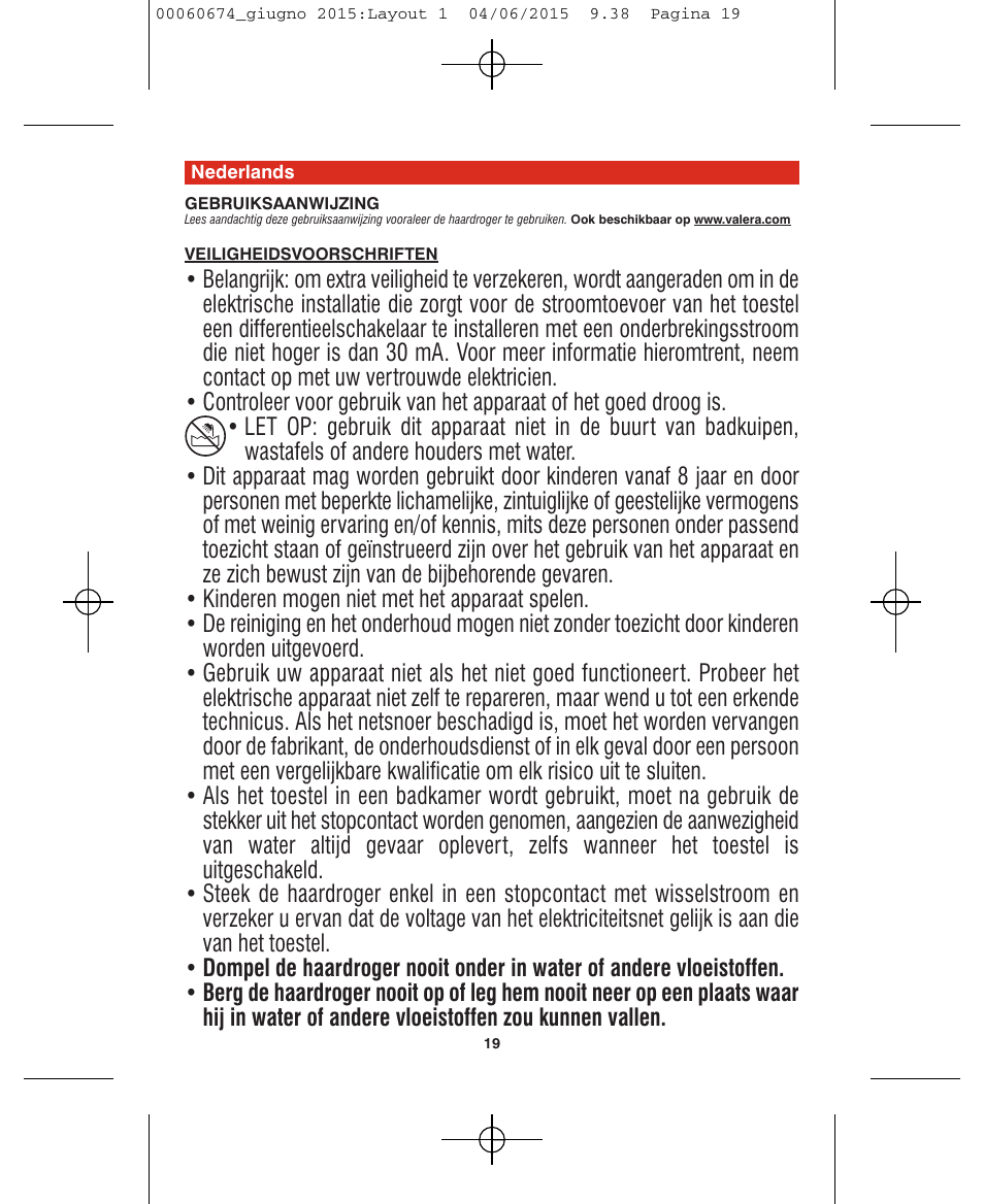 VALERA Swiss Power4ever 2400 W User Manual | Page 19 / 92