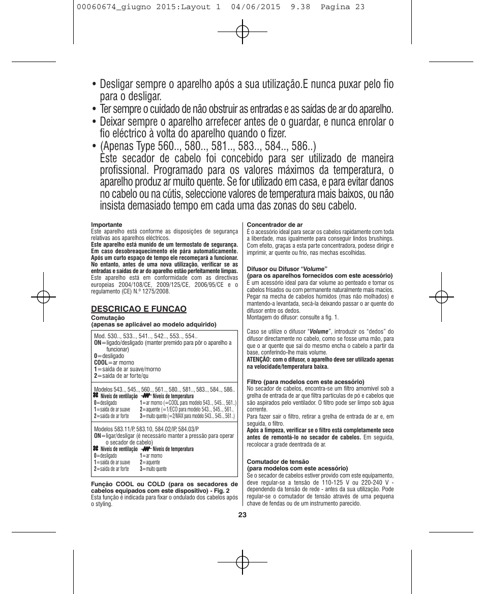 VALERA Swiss Power4ever 2400 W User Manual | Page 23 / 92