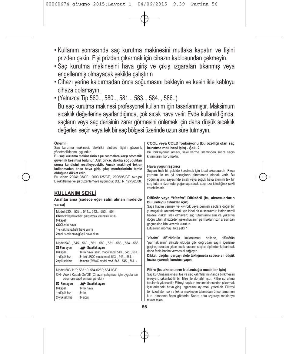 VALERA Swiss Power4ever 2400 W User Manual | Page 56 / 92