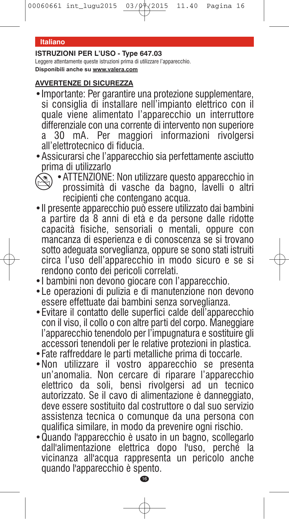 VALERA Wave Master Ionic User Manual | Page 14 / 94