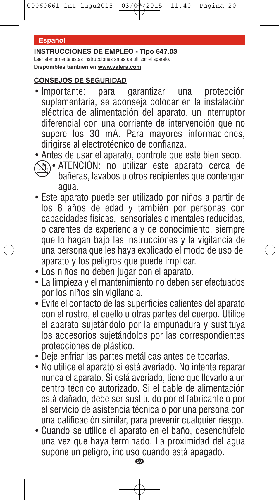 VALERA Wave Master Ionic User Manual | Page 18 / 94