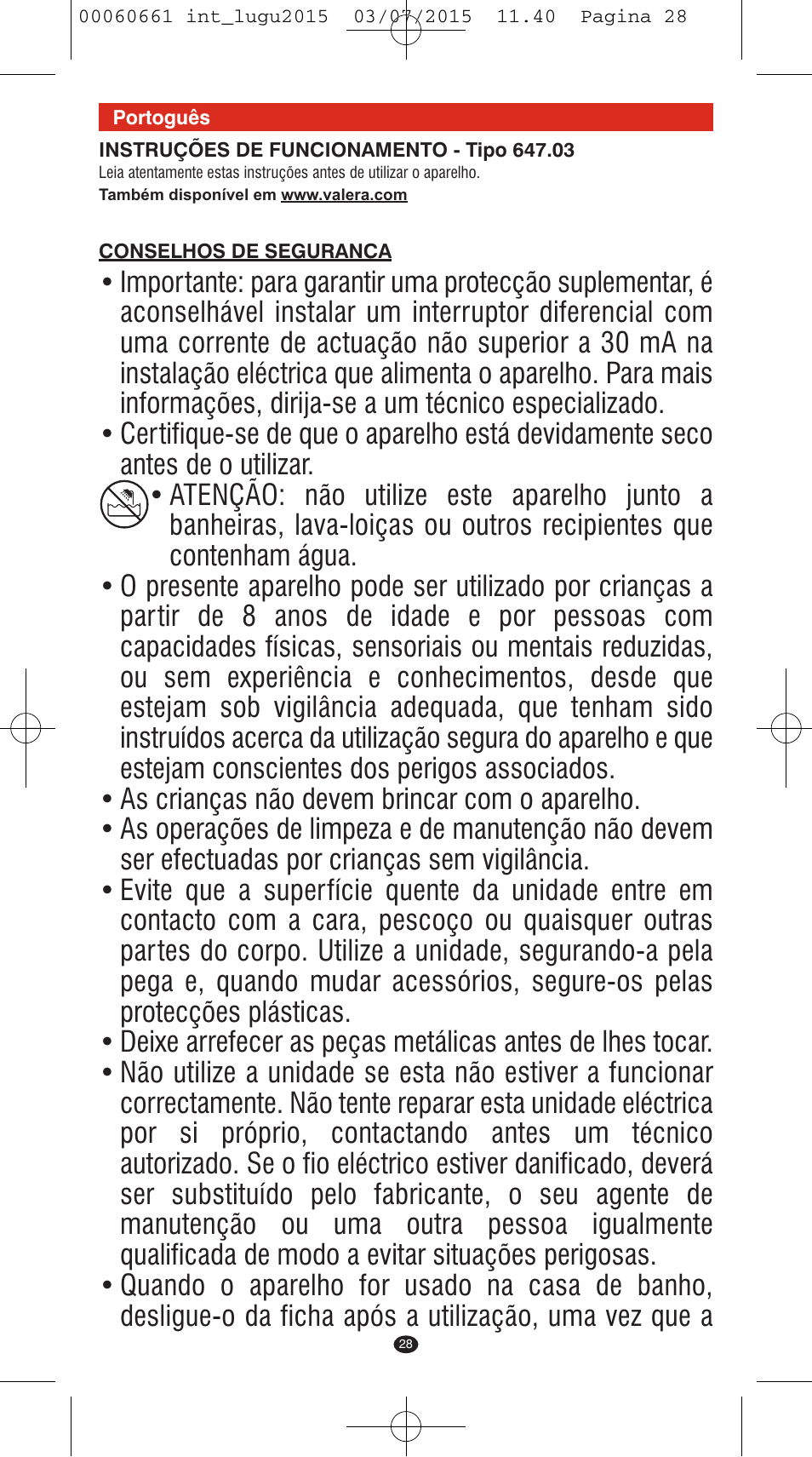 VALERA Wave Master Ionic User Manual | Page 26 / 94