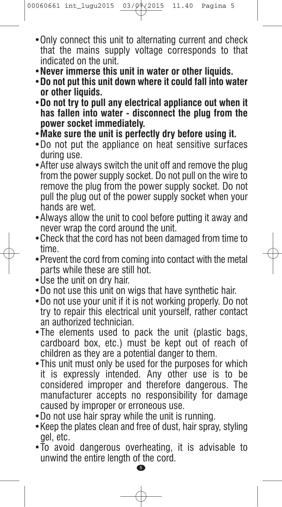 VALERA Wave Master Ionic User Manual | Page 3 / 94