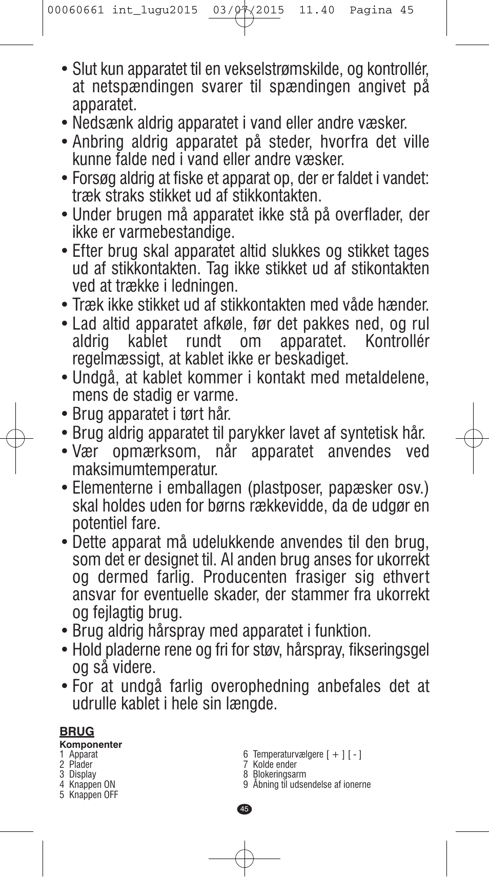 VALERA Wave Master Ionic User Manual | Page 43 / 94