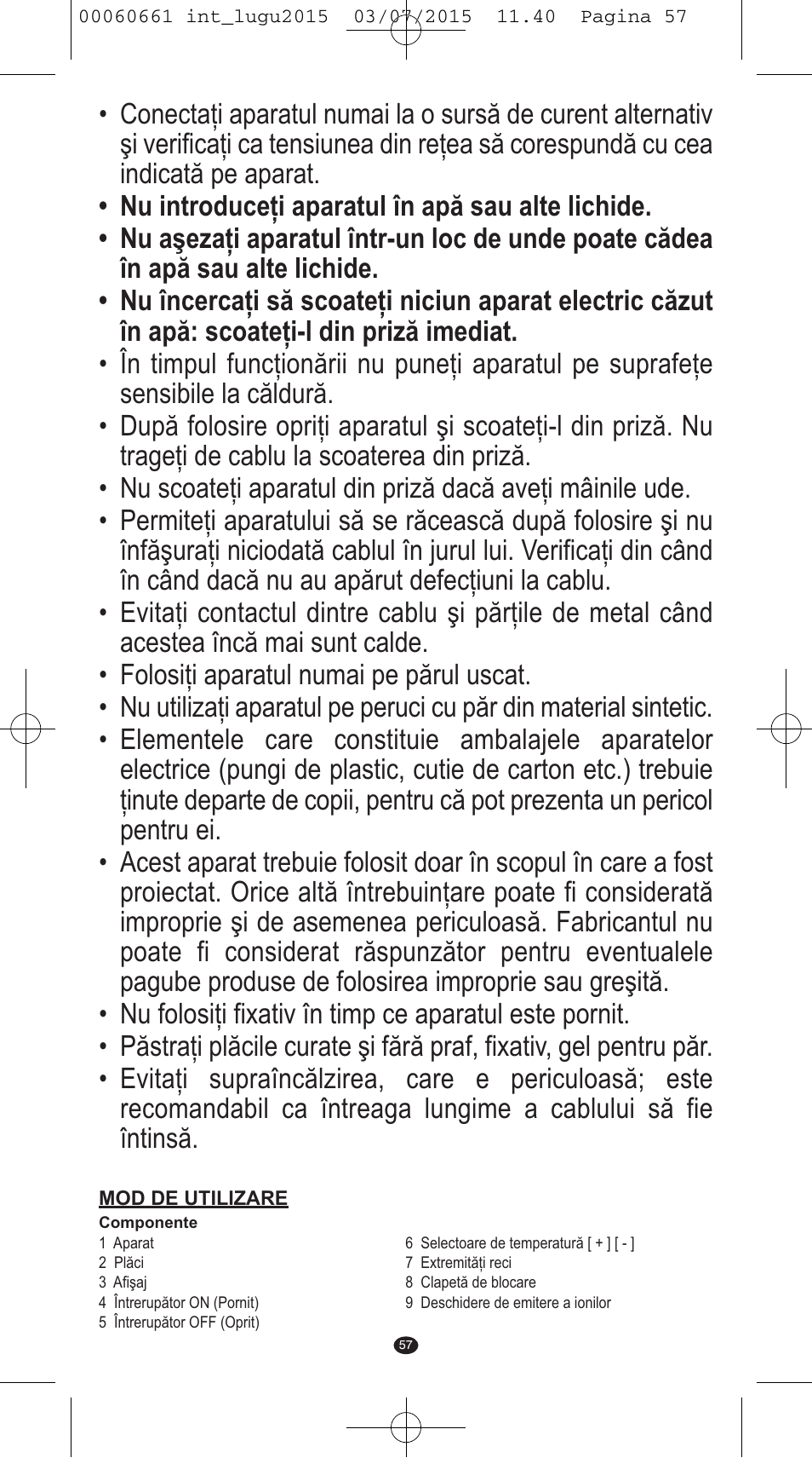 VALERA Wave Master Ionic User Manual | Page 55 / 94