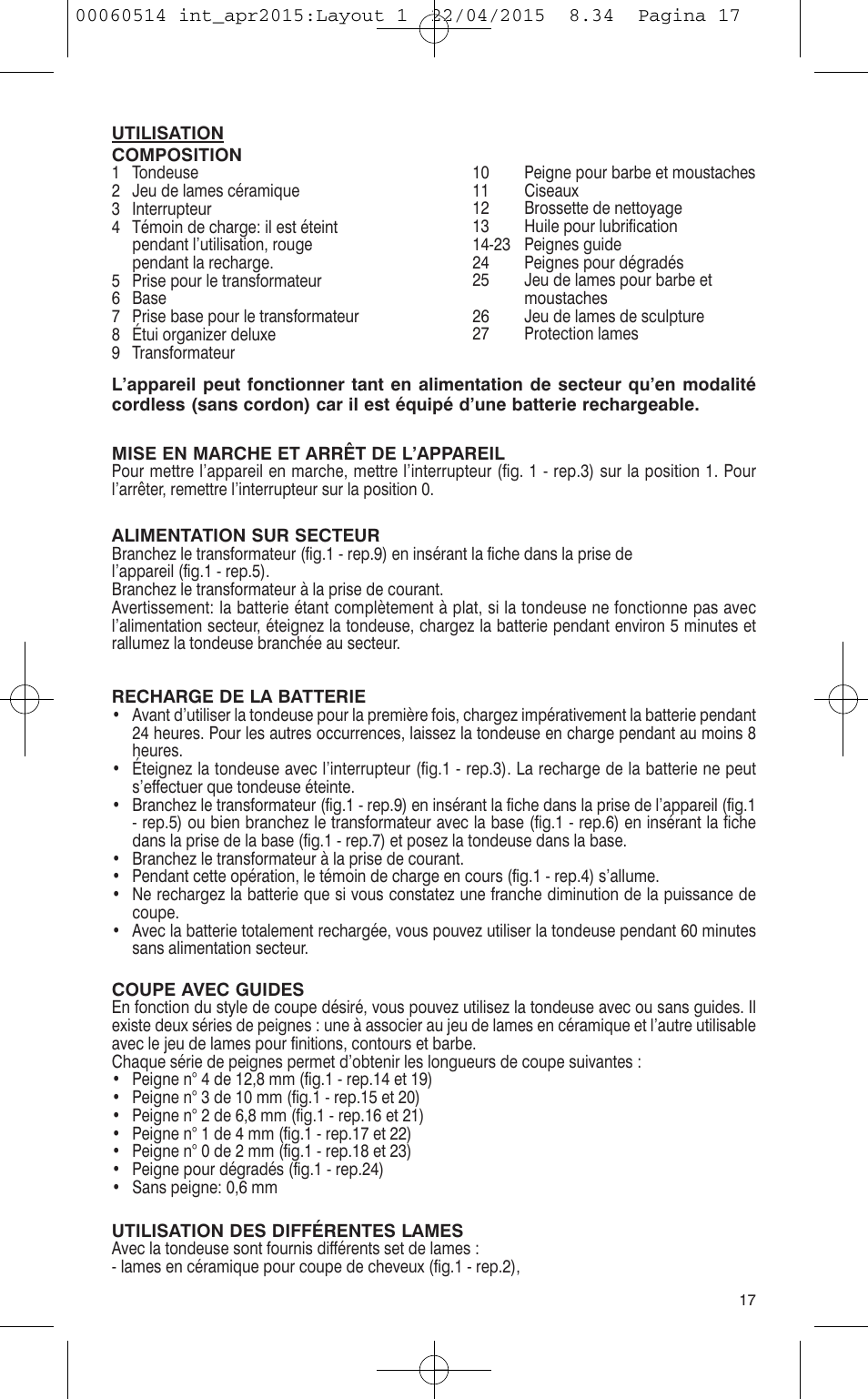 VALERA T-BLADE PROFESSIONAL User Manual | Page 13 / 106