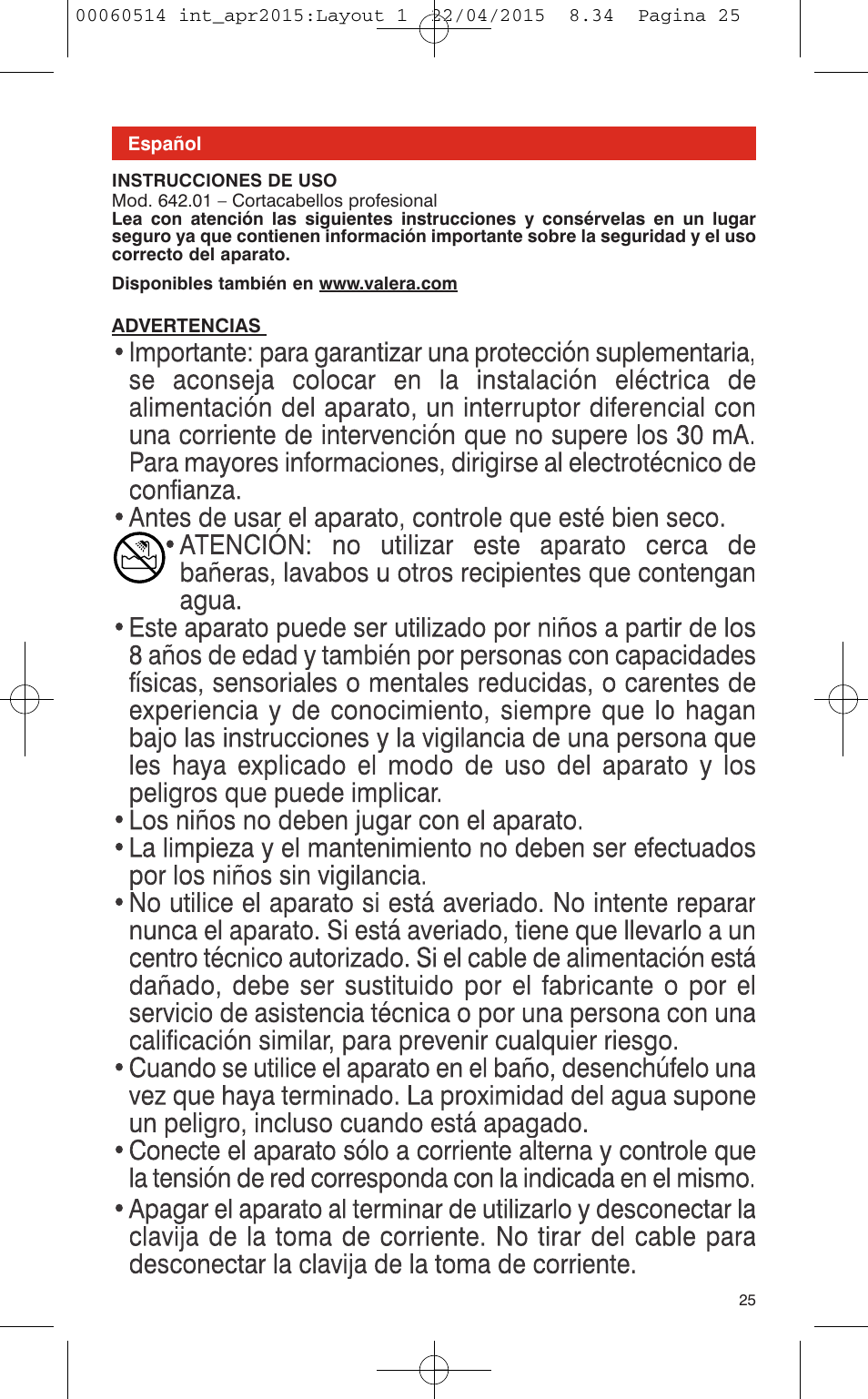 VALERA T-BLADE PROFESSIONAL User Manual | Page 21 / 106