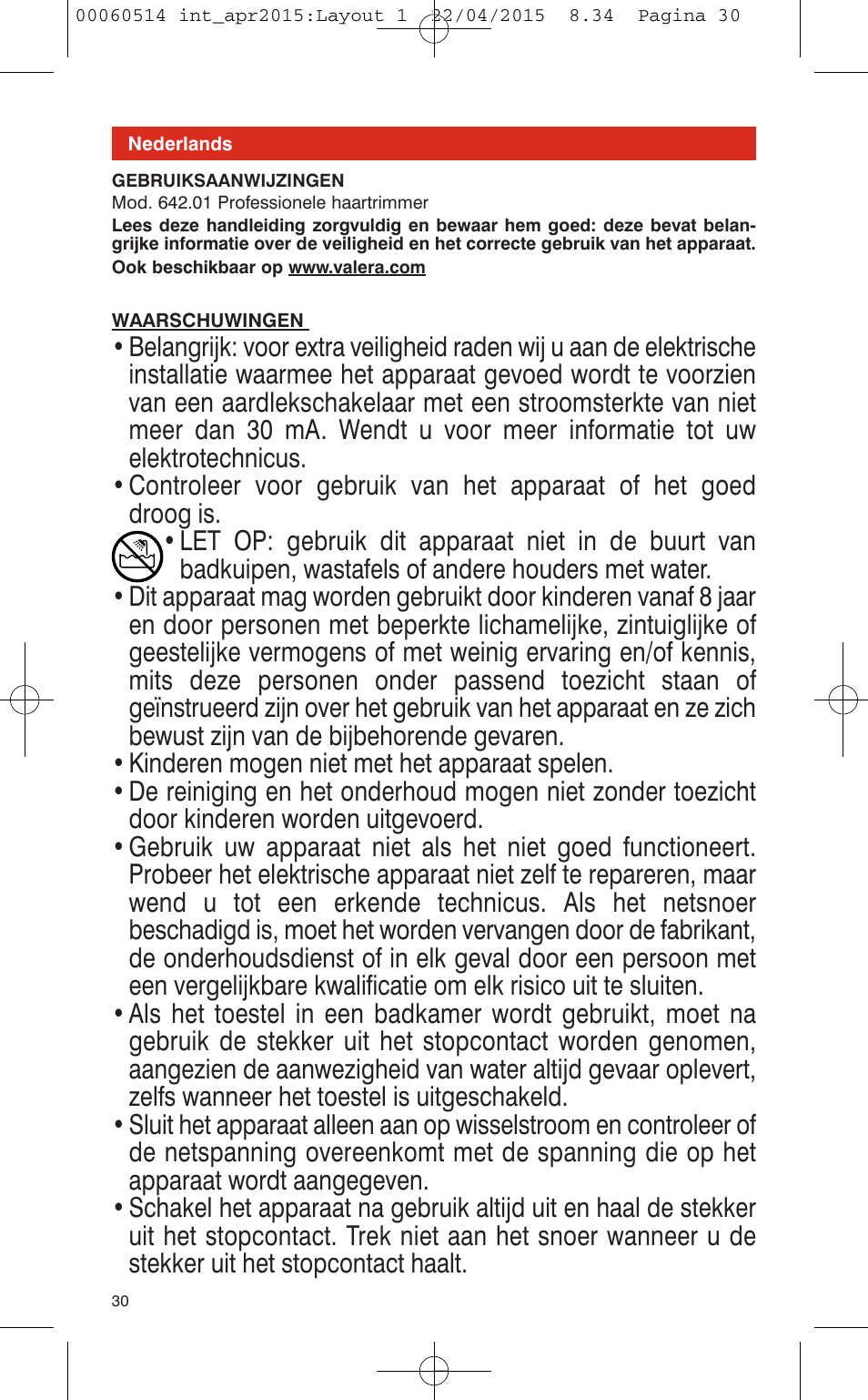 VALERA T-BLADE PROFESSIONAL User Manual | Page 26 / 106