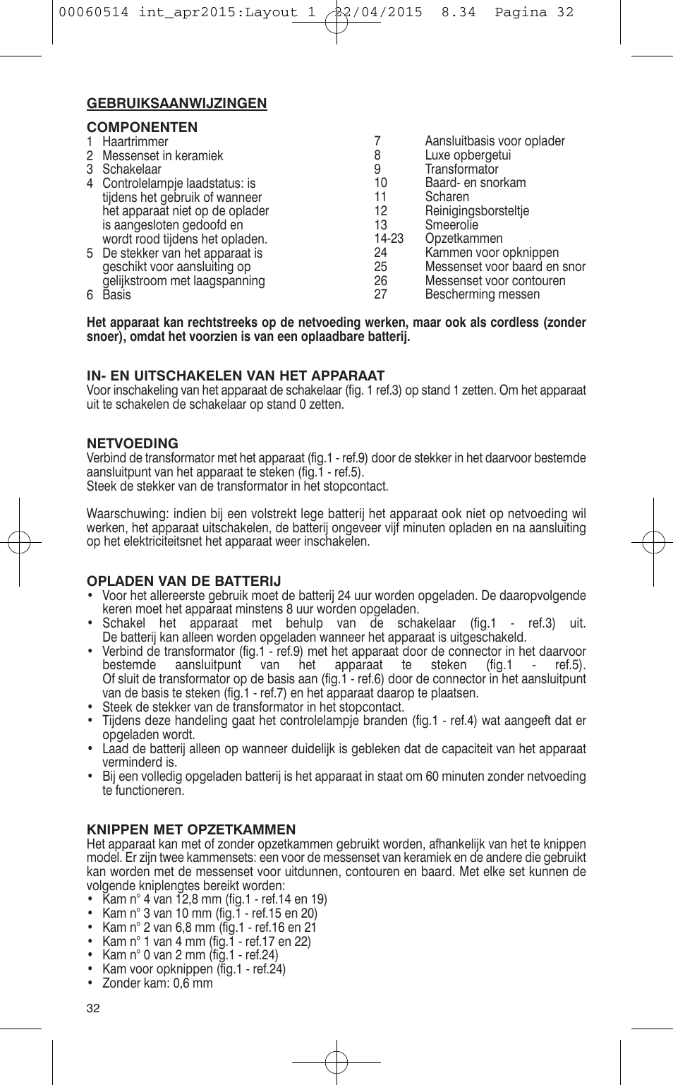 VALERA T-BLADE PROFESSIONAL User Manual | Page 28 / 106