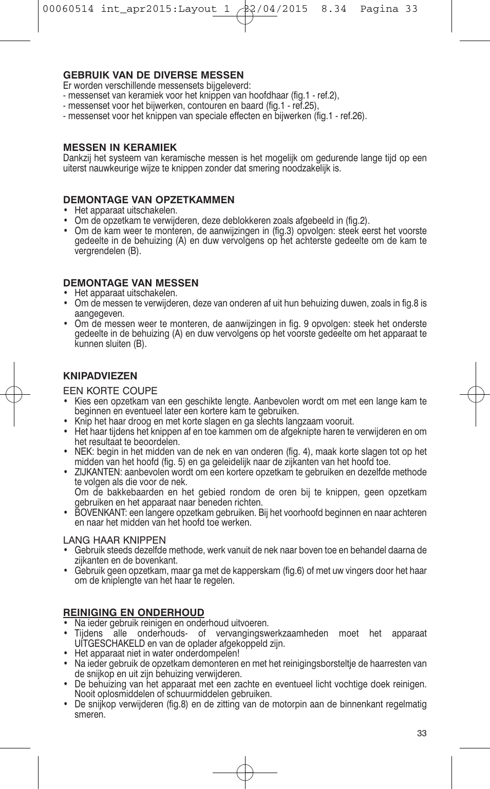 VALERA T-BLADE PROFESSIONAL User Manual | Page 29 / 106