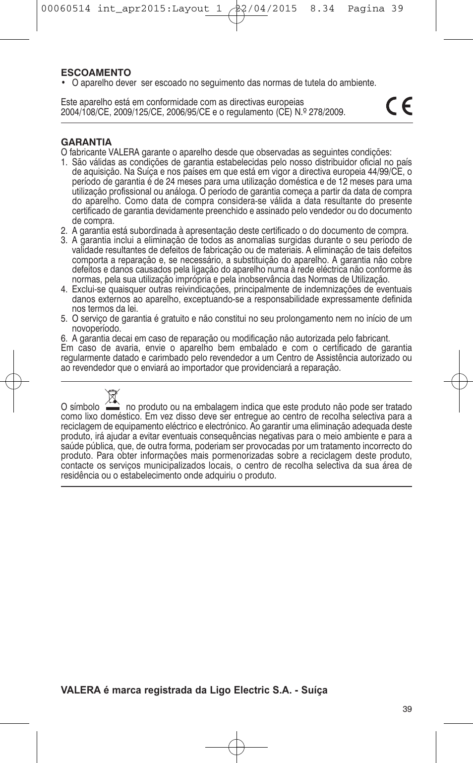 VALERA T-BLADE PROFESSIONAL User Manual | Page 35 / 106