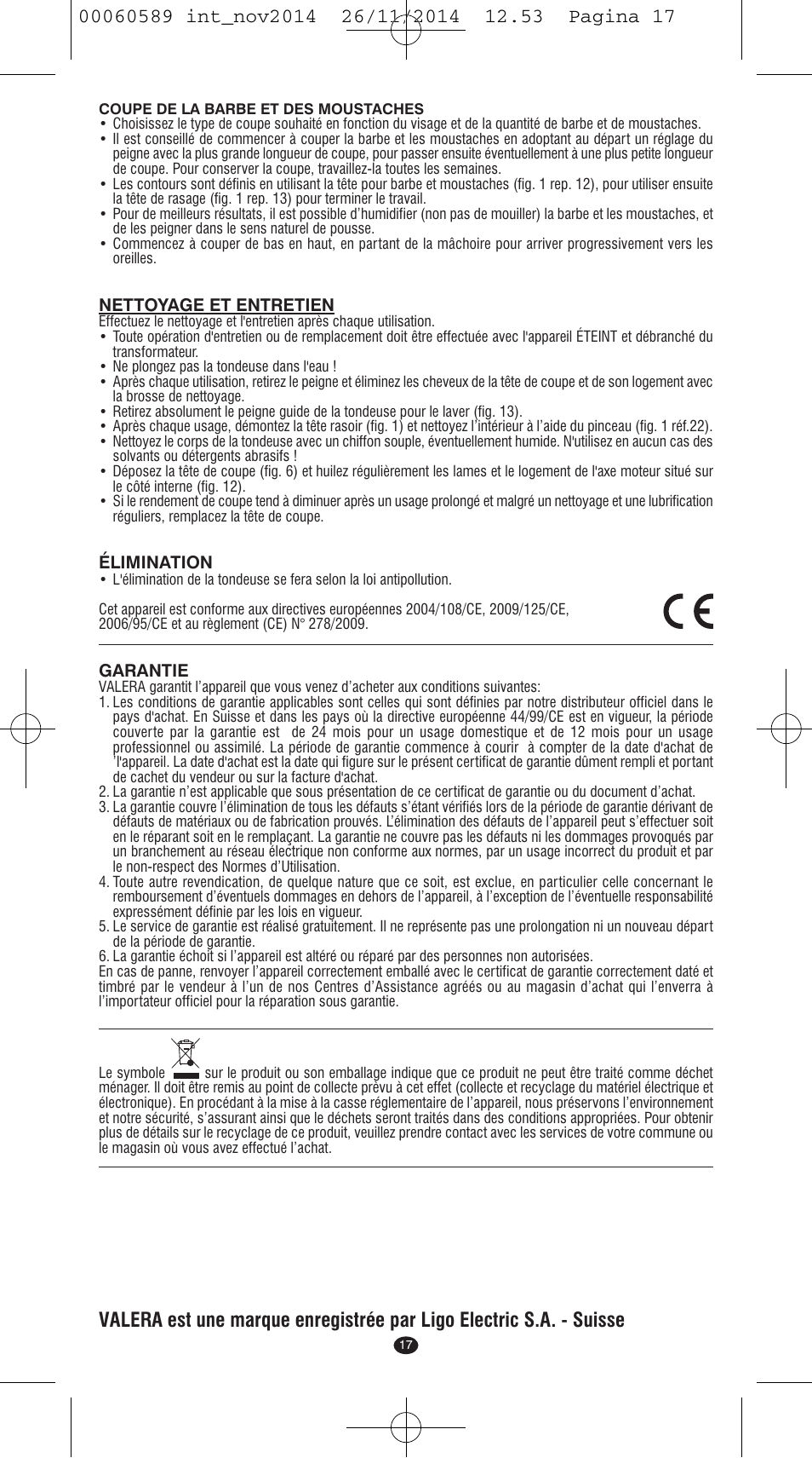 VALERA SYSTEMA User Manual | Page 13 / 86