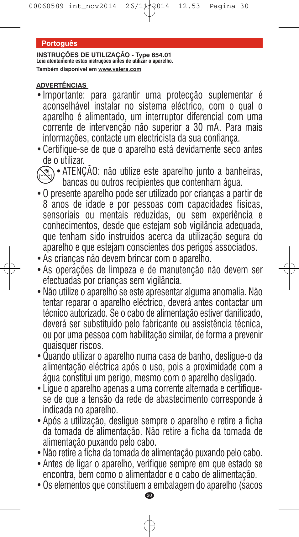 VALERA SYSTEMA User Manual | Page 26 / 86