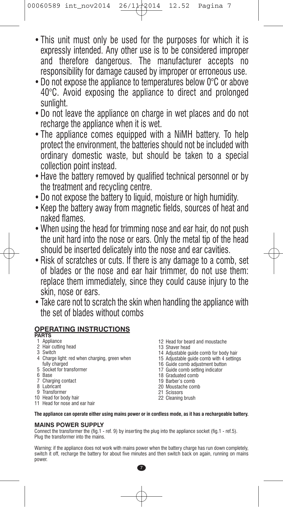 VALERA SYSTEMA User Manual | Page 3 / 86